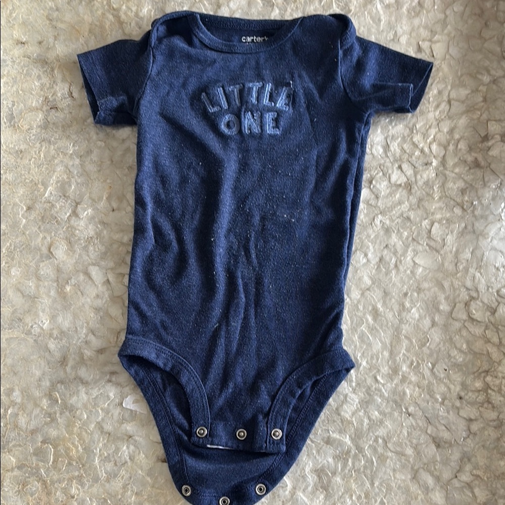 Carter's Dark Blue 'Little One' Bodysuit